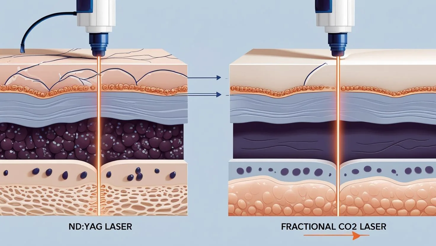 perbedaan laser nd yag vs co2 fractional